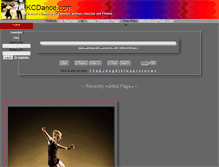 Tablet Screenshot of kcdance.com